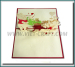 Love 3D pop up greeting card