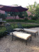 Garden patio furniture lay lounger