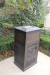 Cast aluminum dustbin patio furniture