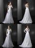 Flower Applique Wedding Dresses