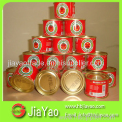 canned tomato paste in drum