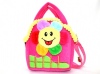 lovely.pretty .Plush colorful smiling flower backpack
