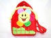 Plush colorful smiling flower backpack