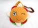 Plush hamburger expressions bags