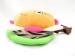 Plush hamburger expressions bags