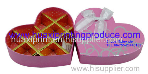 pink heart shaped chocolate boxes