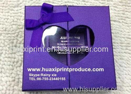 deep purple chocolate boxes