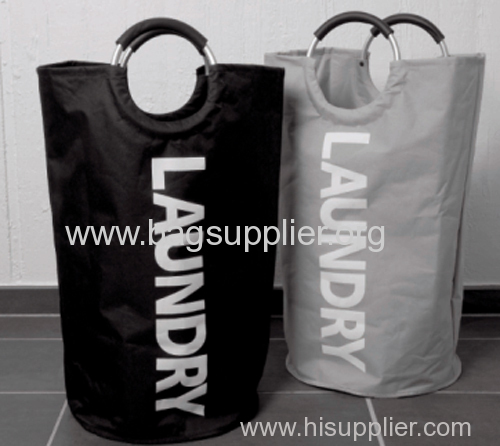 Hot selling polyester bag folding reusable large capacity dirty pocket laundry bag