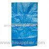 Durable Blue PP Woven Bags for Packing Chemicals / Industrial Polypropylene Sacks