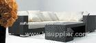 outdoor rattan sofa set