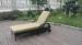 Swimming Pool / Beach Rattan Sun Lounger With Aluminium Frame