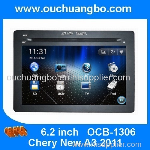 Ouchuangbo Car Radio Navi DVD Player for Chery New A3 2011 GPS Navigation Multimedia System