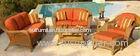 6pcs luxury garden rattan furniture