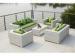 5pcs hot sale rattan garden furniture