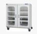 Double Door Nitrogen Gas Dry Storage Cabinet box for Anti-ESD Dark Green Color for Electronics Parts