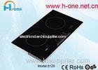 High Power 2 Zone Electric Induction Cooker , Dual Burner Induction Cooktop 3000W