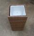 Hand-Woven Wicker Flower Pot For Outdoor Garden / Greenhouse / Bar