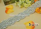 Fashion Rhinestone Beaded Trim , Rhinestone Trimming For Dresses