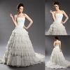 Womens Sweetheart Ball Gown Wedding Dresses with Long Train / Opne Back