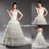 Womens Sweetheart Ball Gown Wedding Dresses with Long Train / Opne Back