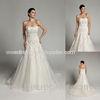 Sexy Beaded Crystal Wedding Dresses Chapel Train Bridal Wedding Dress Open Back