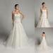 Sexy Beaded Crystal Wedding Dresses Chapel Train Bridal Wedding Dress Open Back