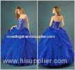 Organza Embroidery Quinceanera Dresses Princess with Pick Ups Flowers