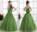 Green Strapless Beautiful Princess Themed Quinceanera Dresses with Open Back