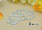 Metal Sparkling Silver Diamond Rhinestone Embellishments For Weddng Bridal Dress