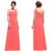 Spaghetti Strap Wedding Dress for Bridesmaid , Long Evening Dresses for Girls