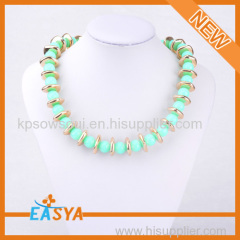 Best Design Green Bulk Bubblegum Beads Necklace