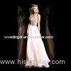 Ivory Romantic Beaded Crystal Prom Dresses / Summer Evening Maxi Dresses