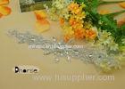 Sew On Bling Crystal Rhinestone Beaded Applique For Wedding Dress