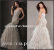 Mermaid Lace Sweetheart Wedding Dresses Ball Gowns Cascading Ruffles