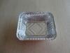 Silver Rectangle FDA Aluminum Foil Takeaway Containers For Frozen Ready Meals