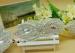 Newest Design Silver Beaded Rhinestone Applique Trim For Wedding Dress