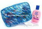 Colorful space 0.25mm PVC cosmetic bag , vinyl toiletry ladies cosmetic bags