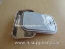 Coated smoothwall foil casserole dishes 0.1mm for airline catering with SGS