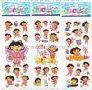 Cartoon foam 0.080.3mm PVC / EVA custom puffy stickers can made flower / food shape