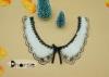 White Winter Decorative Fur Collar necklace For Ladies Garment