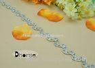 Fashion Shining Diamante Leaf Design Beaded Rhinestone Trim For Jewelry