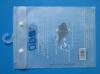 Frosted EVA plastic garment bags / EVA hook bag for underwear packing