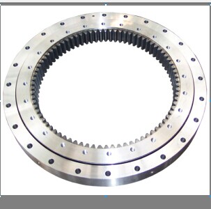 Inner Teeth Two-Row Four Point Contact With The Same Track Ball Slewing Bearing