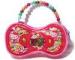 Smart vinyl PVC plastic colorful personalized gift bags with hand chain