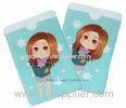 Pretty little girl plastic card holder , environment friendly ID card holder