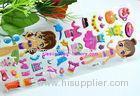 Girls EVA 3D sponge foam custom puffy stickers for scrapbook / windows / wall