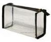 Transparent clear PVC cosmetic make-up bag / pouch with perfect imbossed logo