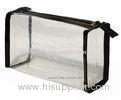 Transparent clear PVC cosmetic make-up bag / pouch with perfect imbossed logo