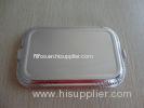 Rectangle Food grade Aluminum foil lid for food packing , baking , heating