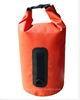 10L orange waterproof dry bag for hiking swimming canoeing rafting